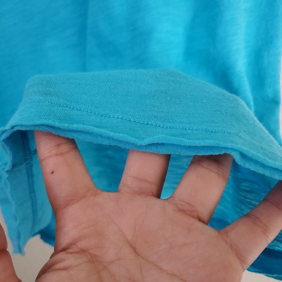 Free People We The Free S Turquoise Clare Tee - Picture 11 of 13